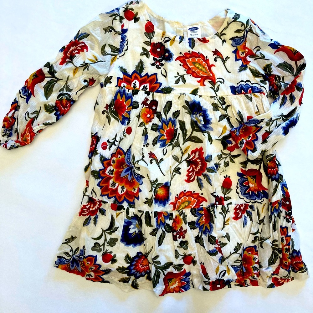 Toddler Girls paisley boho dress